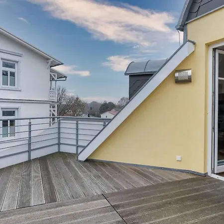 Apartmán Fewo-9-kuestenliebe-villa-vogelsang-binz-3-raum-balkon-sauna-parkplatz-strandnah Binz
